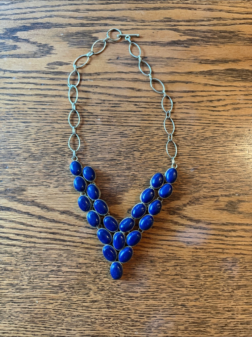 Lapis Statement Gemstone Necklace